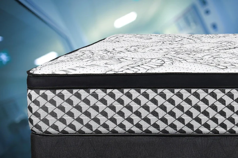 Bamboo - charcoal infused mattresses for odor absorptionRV Short Queen The Bonavista - 12" Thick Pocket Coil Pillowtop with Memory foam