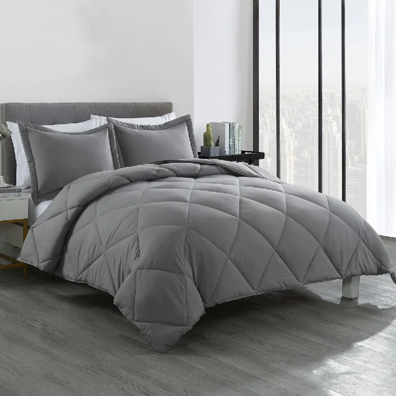 Cotton - filled comforters for a breathable and natural sleep experienceStayclean Bacteria Inhibiting Diamond Stitch Comforter Set