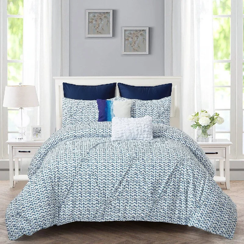 Duck down comforters with a softer feel and good warmth retentionStyle Quarters Queen 4 Pieces Comforter Set for All Season