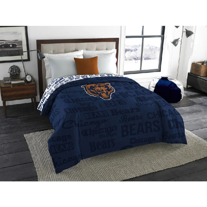 Silk - filled comforters for a luxurious and smooth touchThe Northwest Company Official NFL Chicago Bears Anthem Full Comforter